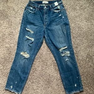Abercrombie High Rise Mom Jean